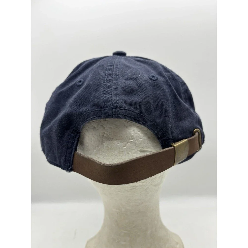 UPS United Parcel Service Cap Hat Goodfellow Navy Blue Leather Strapback